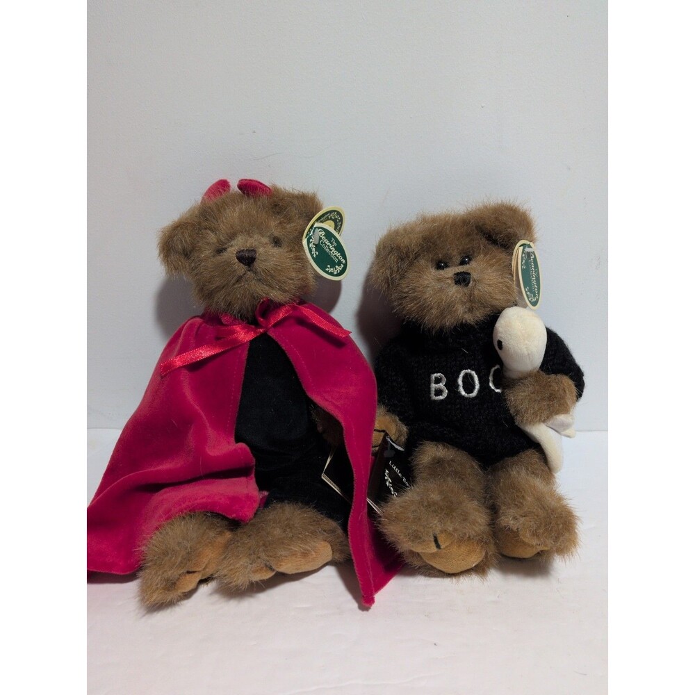 The Bearington Collection Vtg Lot Of 2 Bears W/Tags Halloween Theme
